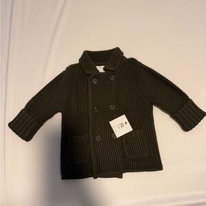 Banana Republic kids olive Knit Jacket